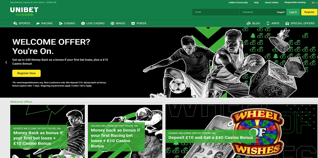 Unibet Screenshot
